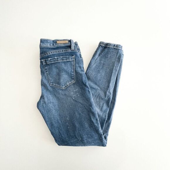 Blank nyc The RFade Women's Medium Wash Distressed Skinny Jeans Blue Size 27 - Picture 4 of 13